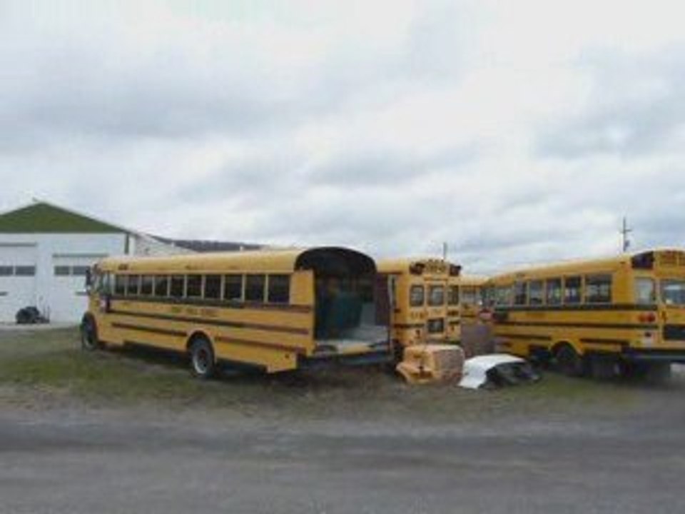 Smiths School Bus Junk Yard Route 164 Martinsburg Pa