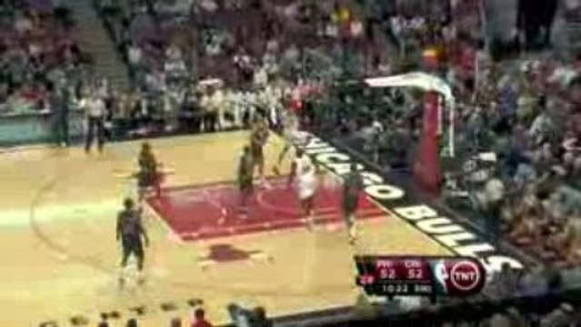 NBA Andre Iguodala soars through the air for the monster jam