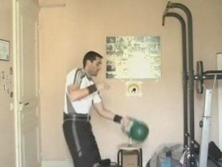 Long cycle 1 arm 24kg 91 reps 10min