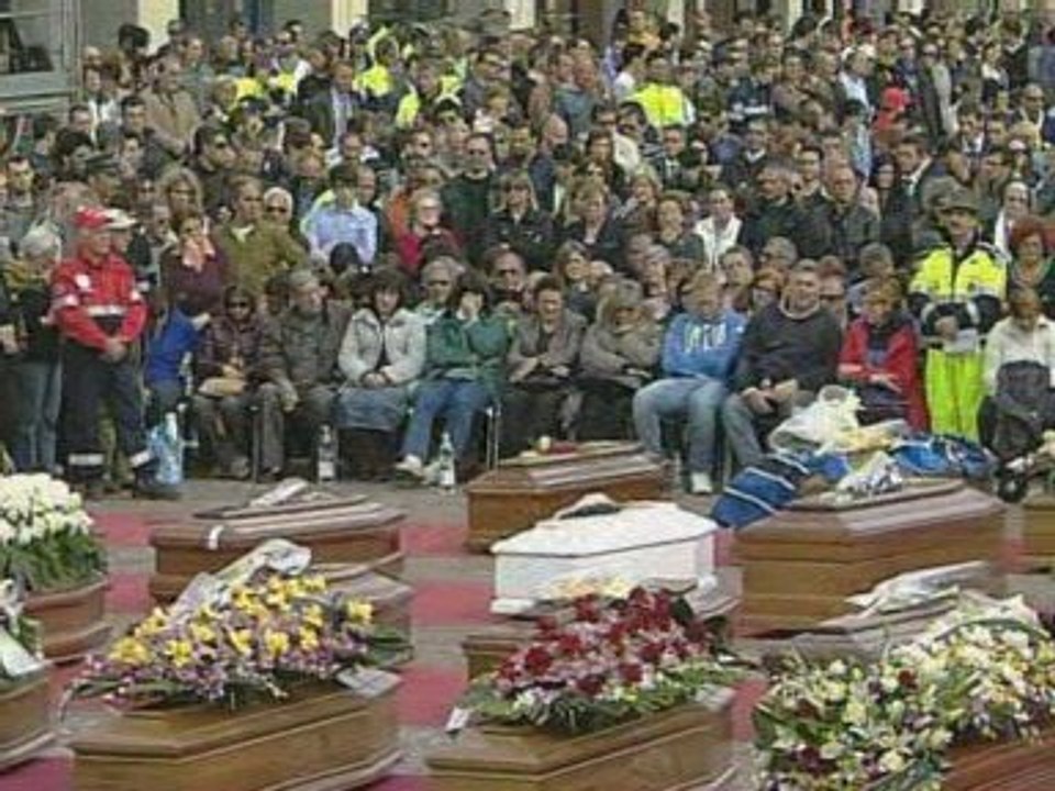 Italy mourns earthquake victims at state funeral