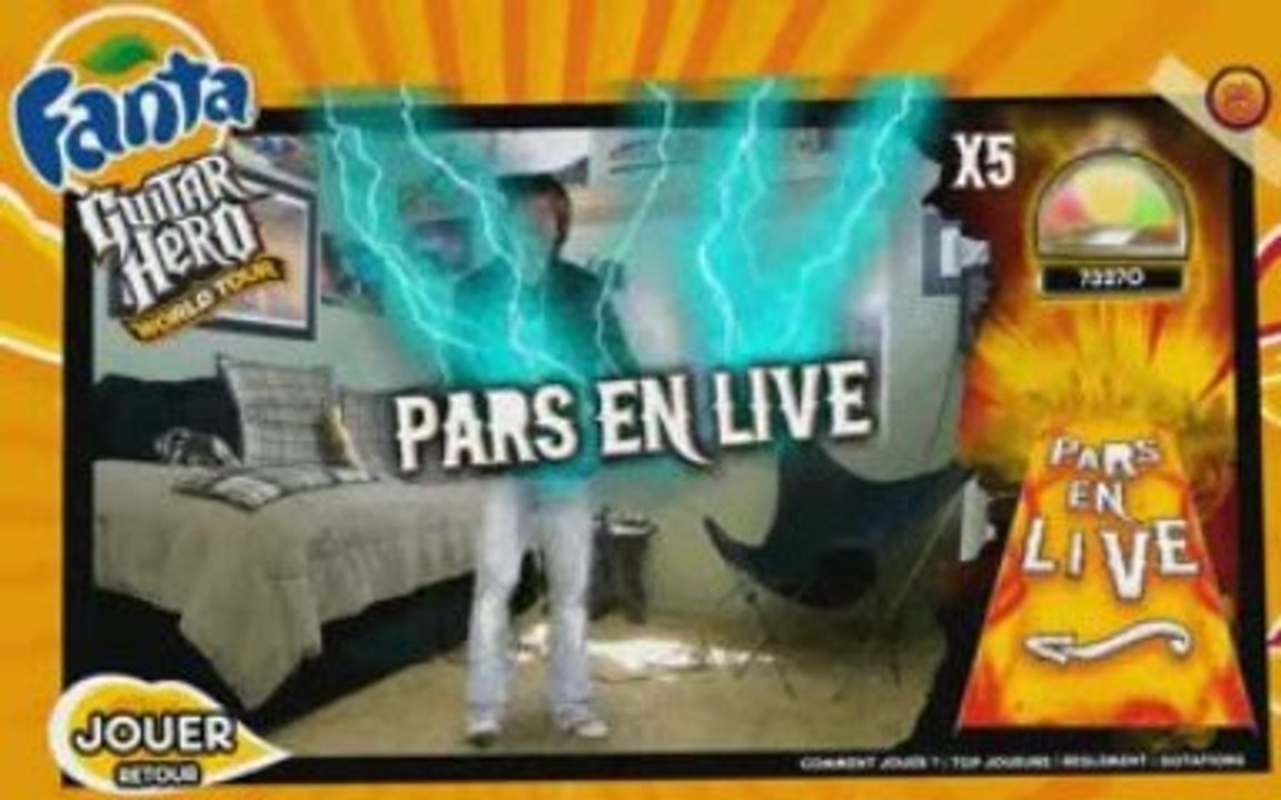 Fanta Guitar Hero Wolrd Tour Flo Guitare 174560 points