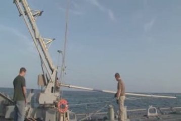 Scan Eagle launches to look for pirates
