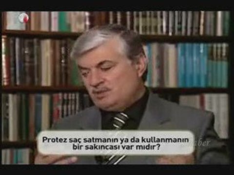 Protez saç peruk takmak
