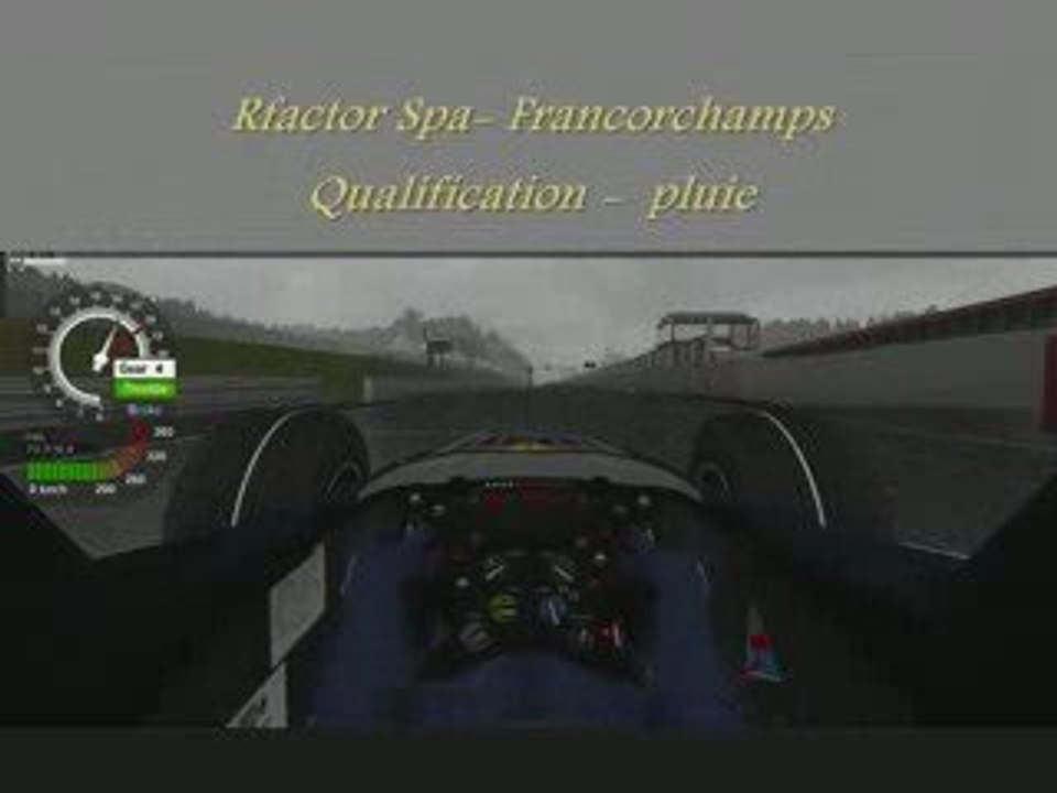 Rfactor SPA FRANCORCHAMPS QUALIF.PLUIE