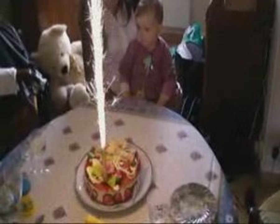 1 an de Zoé - Gateau anniversaire