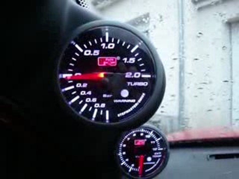 manos fiat coupe turbo auto gauge