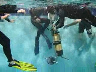 La descente de Tangui et Laurent en gueuse