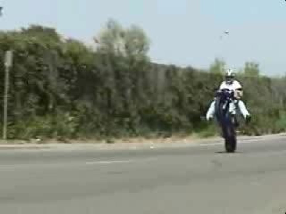 Accident moto fracture ouverte !
