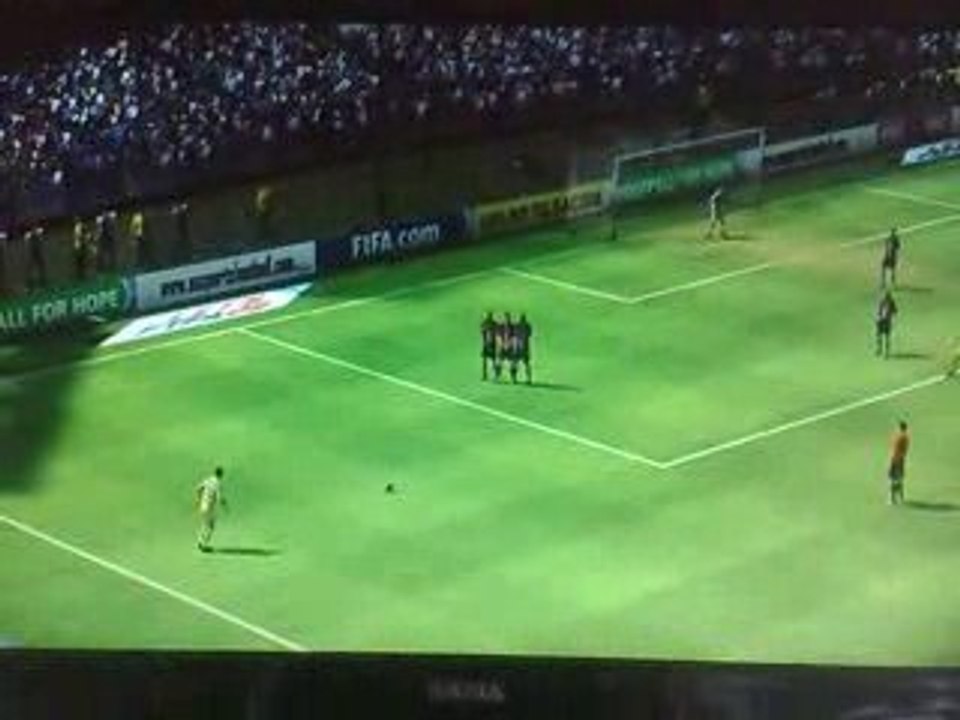 remake coup franc juninho barcelone fifa 09
