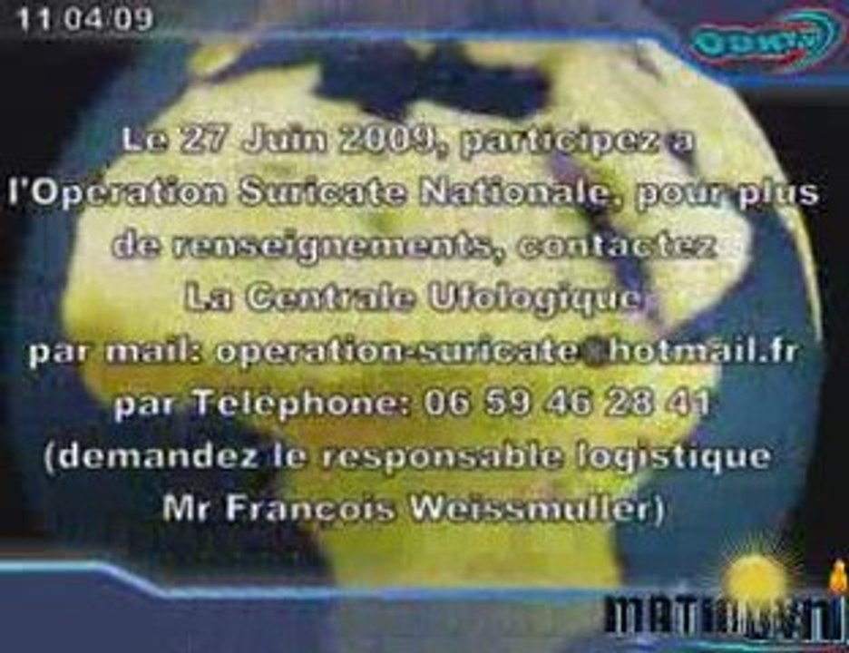 Matin Ovni 11.04.09