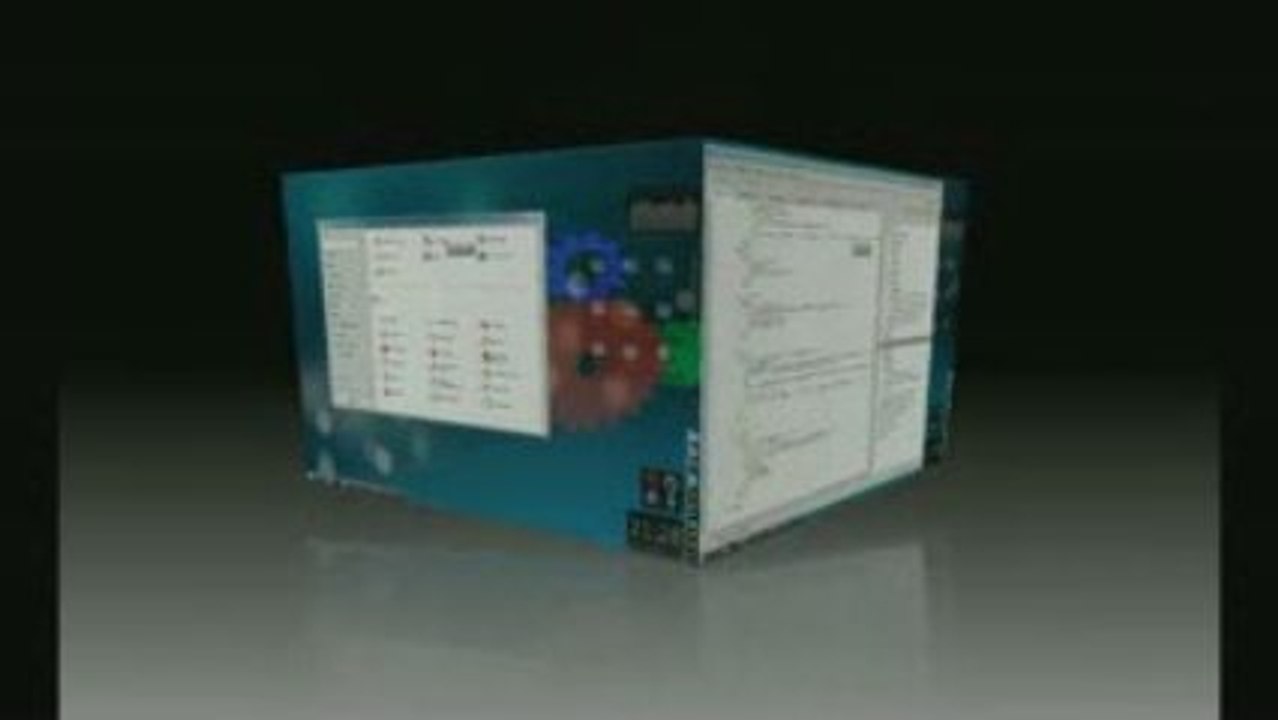 Bureau 3D Linux KDE Compiz Kubuntu