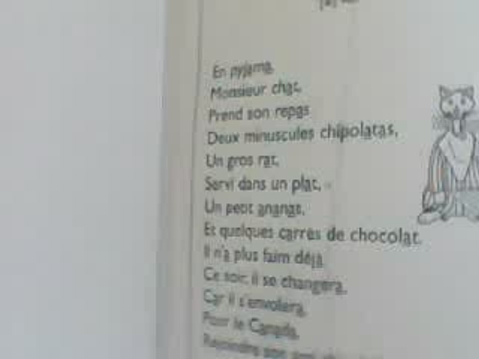 Comptine des O
