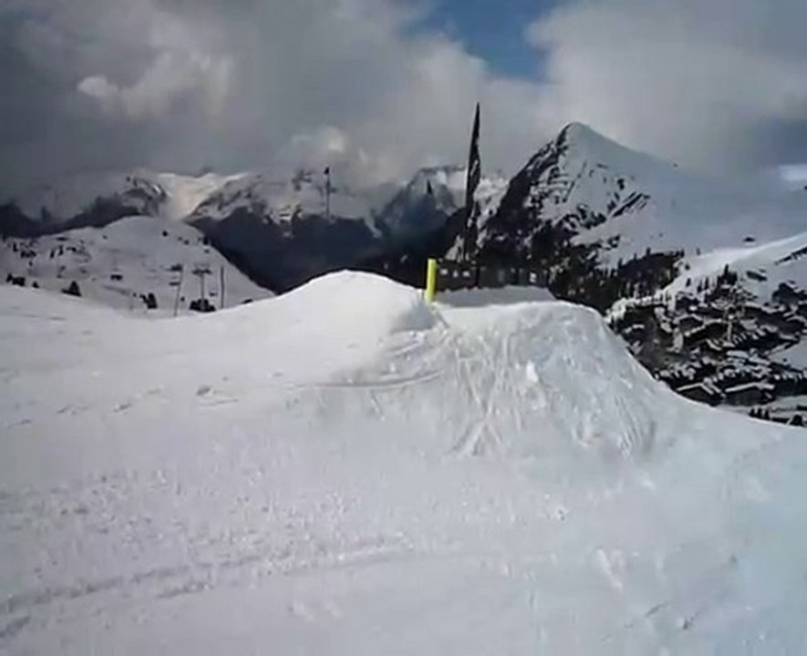 La Plagne ski Freestyle PiPoU 2009 Avril