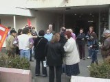 Rassemblement devant la mairie de quartier de l'Argonne