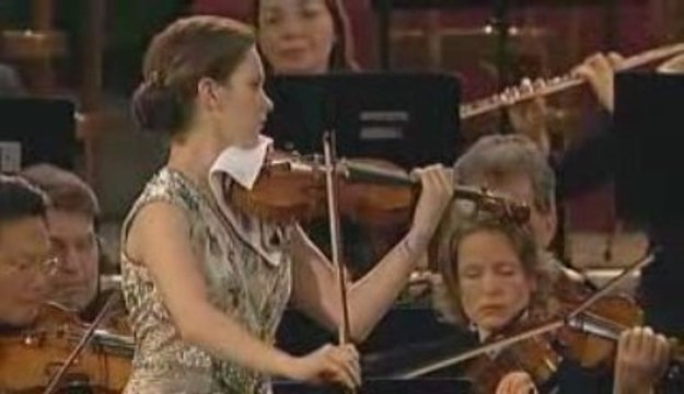 Hilary Hahn plays Mozart Violin Concerto No. 3 2nd mvt