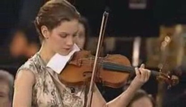 Hilary Hahn plays Mozart Violin Concerto No. 3 3rd mvt