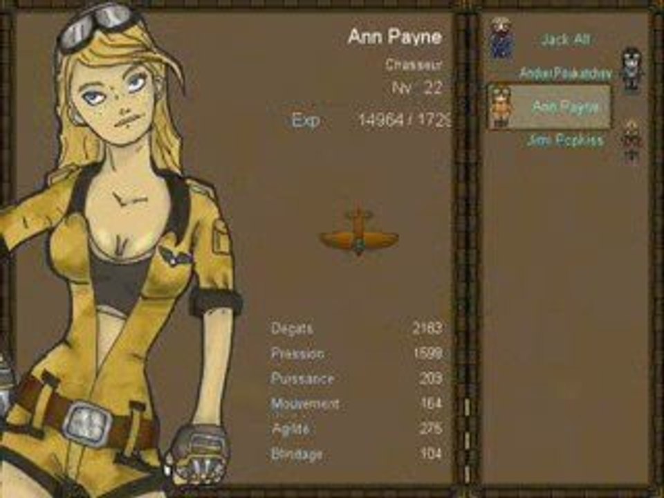 Steam'N'Sky Demo Menu
