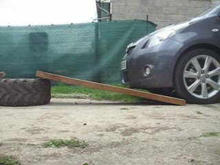 Decollage de pneus a la mode de chez nous !!