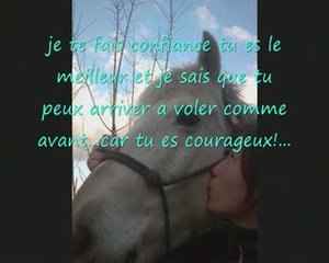 Aide pour monter à cheval après deux semaines