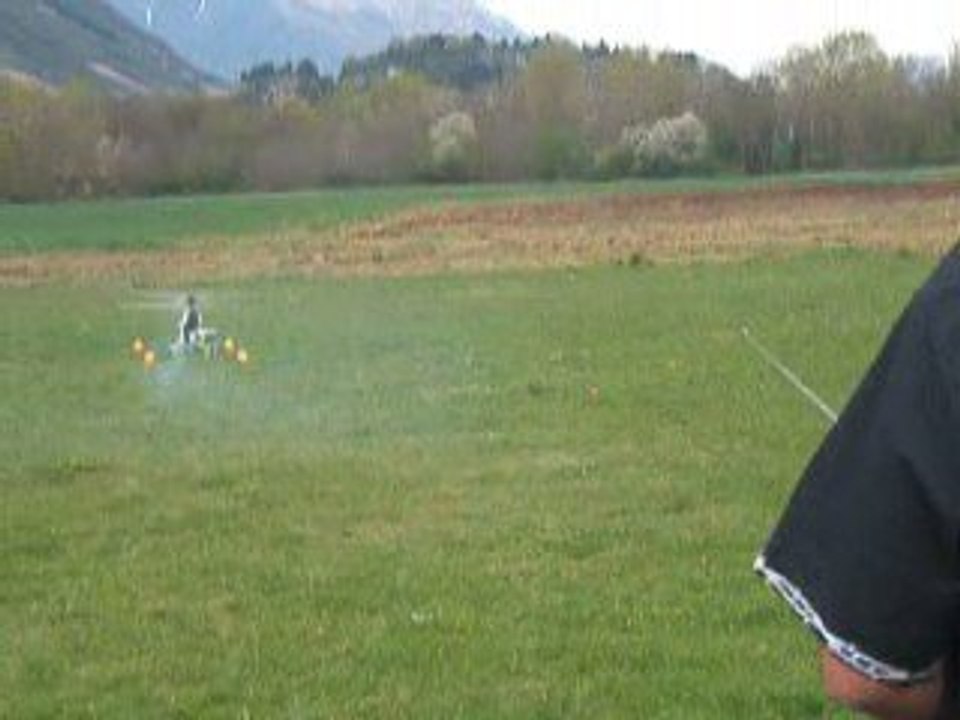 Le Raptor 50 et son pilote