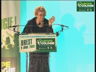 Grande leçon d'économie avec Eva Joly au meeting de Brest