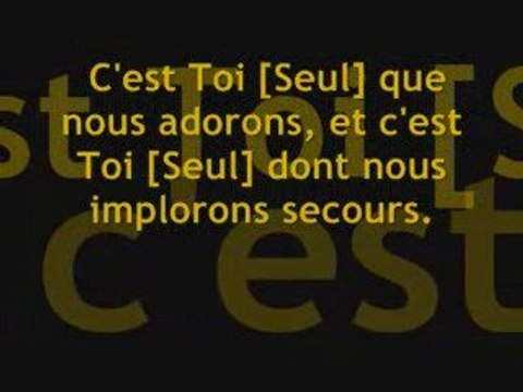 Al Fatiha (le prologue) récité par Ibrahim Al Jibreen