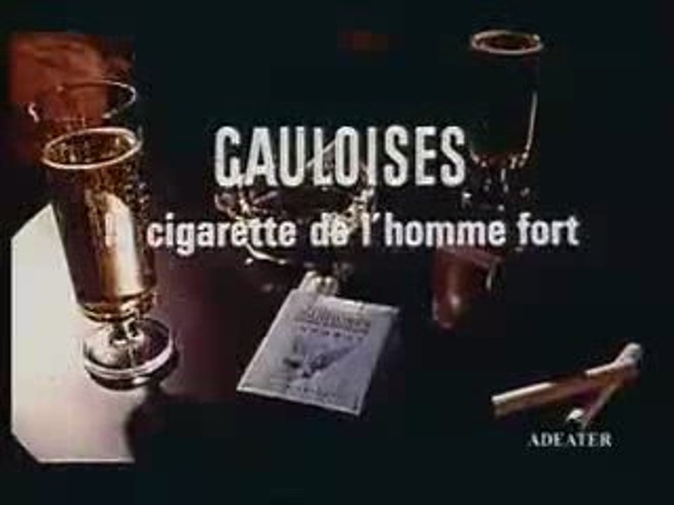 Pub cigarettes Gauloises Afrique 1976