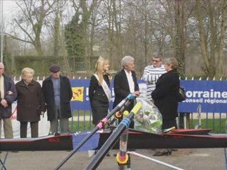 Marie marraine du nouveau bateau de Pierre Jean Peltier