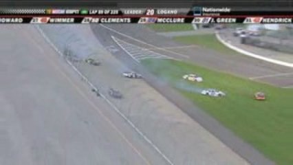 Nascar Nationwide nashville 2009 big one