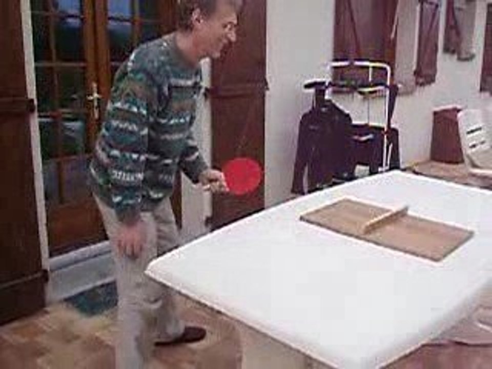 ping pong sur mini table
