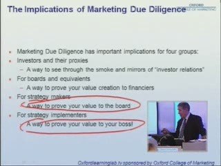 Marketing Due Diligence