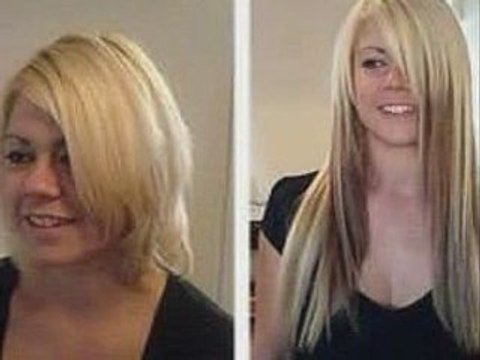 EXTENSION DE CHEVEUX A CLIPS AVANT ET APRES 4