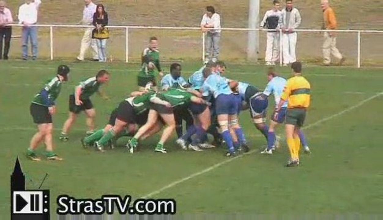 Rugby : RC Strasbourg 16 18 Vitry