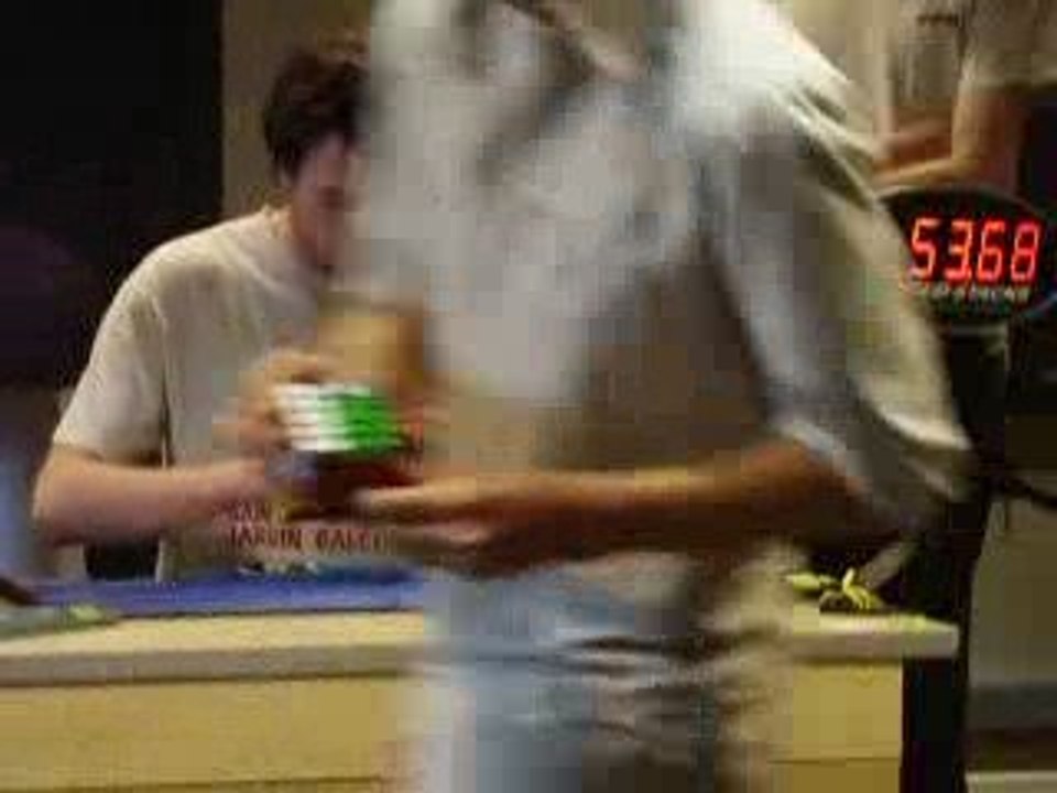 (Ancien) Record de France de Rubik's cube 5x5 1:29.15