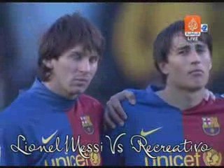 Lionel Messi Vs Recreativo Huelva