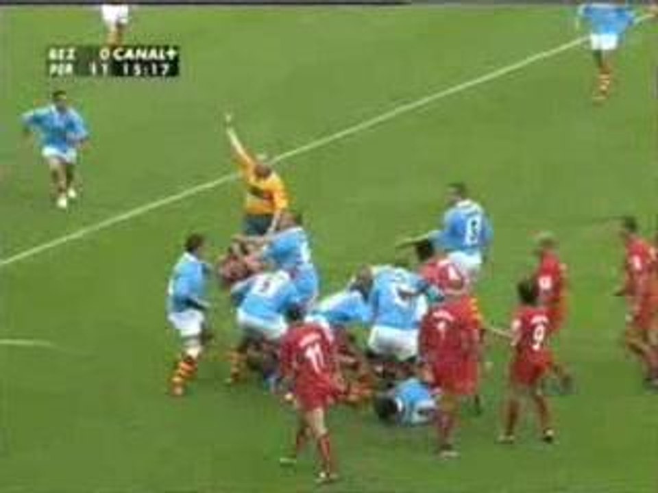 Bagarre USAP - ASBH - Play off 2003