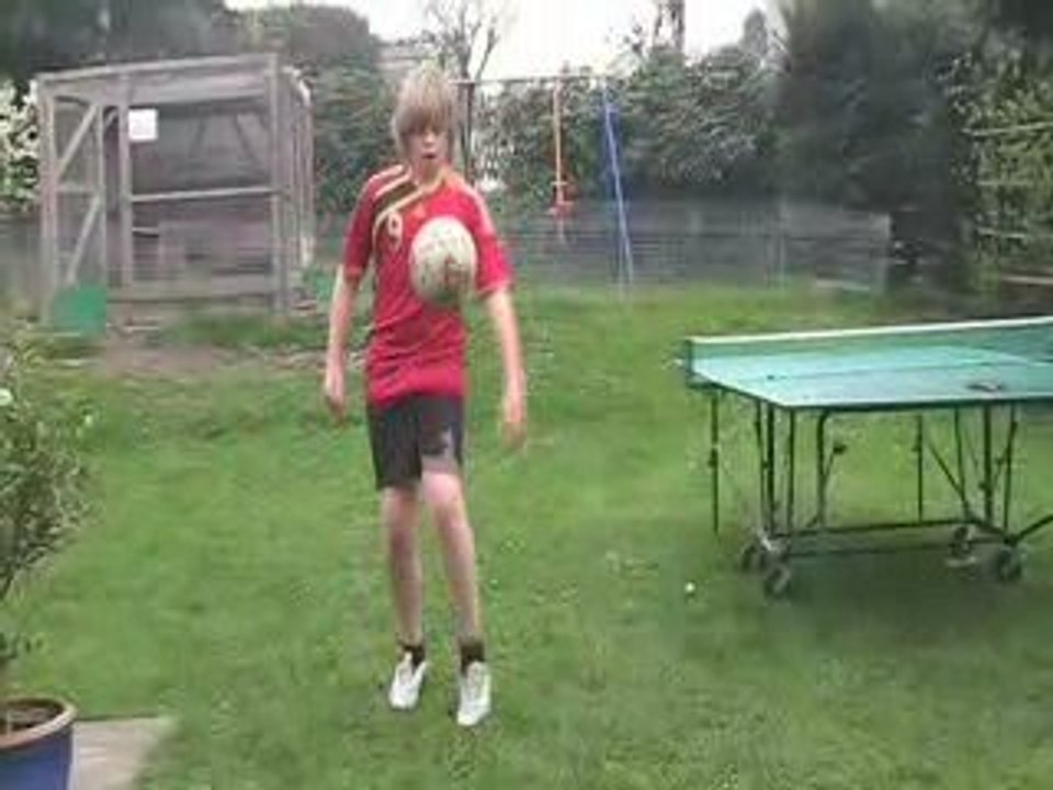 Fußball Jonglage