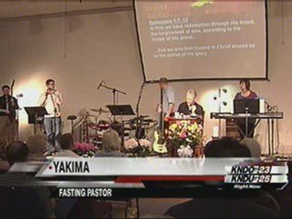 NBC~40 Day Fast Ends!! 4/12/09 Pastor Tom Lawson