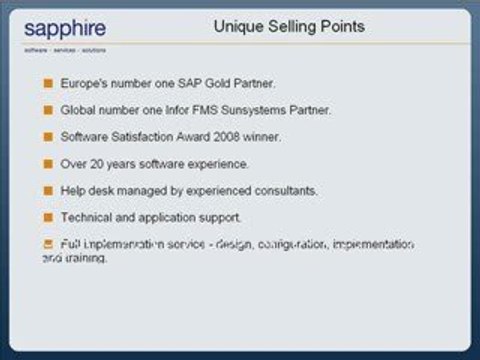 SunSystems, SAP Business One (Business 1), SAP Business B...