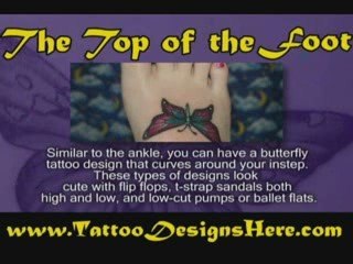 Butterfly Tattoos - Sexiest Places to Put Them