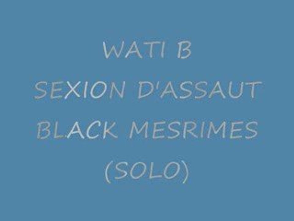 BLACK MESRIMES (solo)