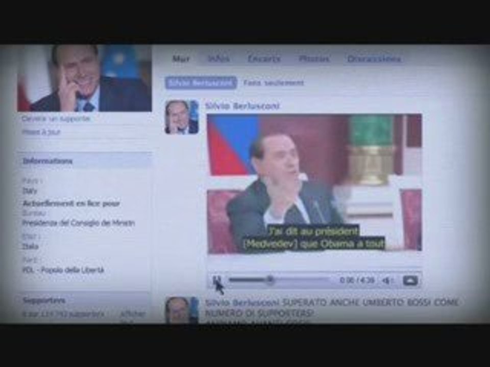 Sarkozy sur facebook