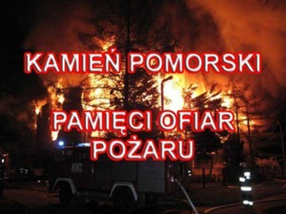 Kamień Pomorski - Pamięci Ofiar Pożaru