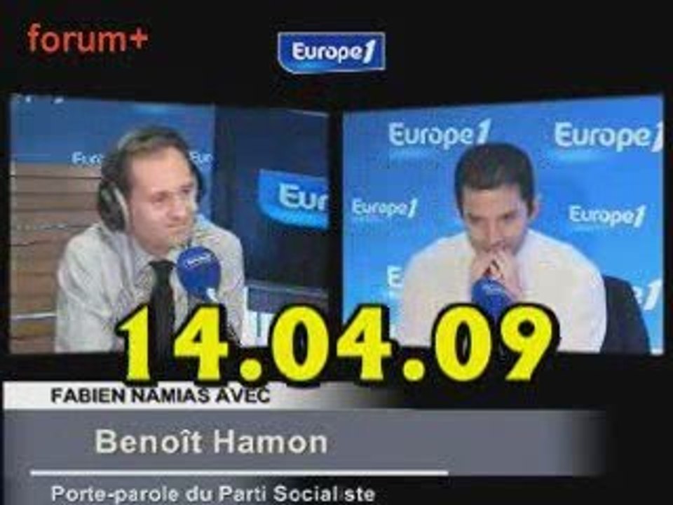 ITW de Benoît Hamon (14.04.09)