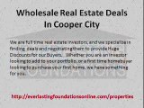 Wholesale Real Estate Deals In Cooper City