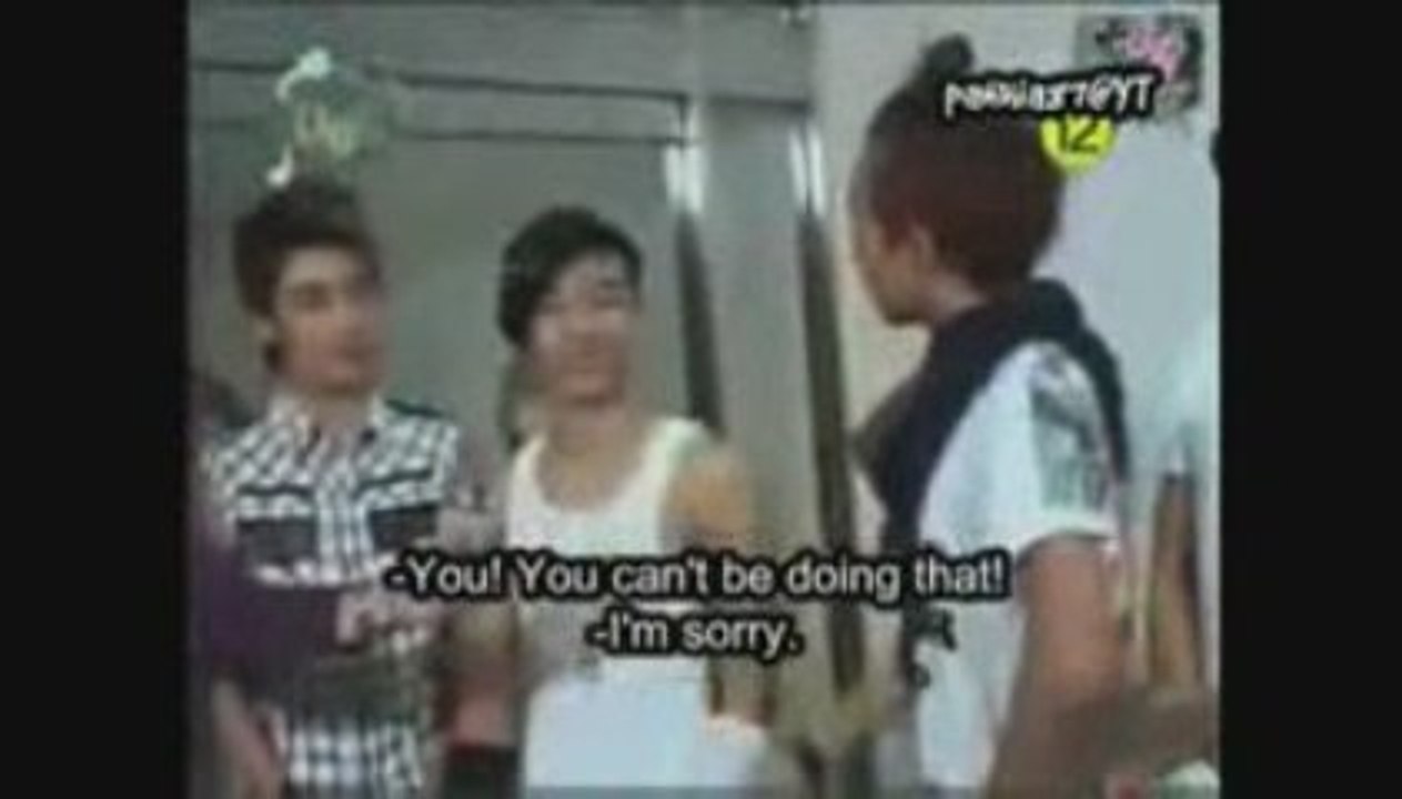 G-dragon yelling at Seung Ri [Eng sub]