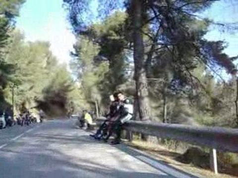 Arrivé course de côte de Carros 2009