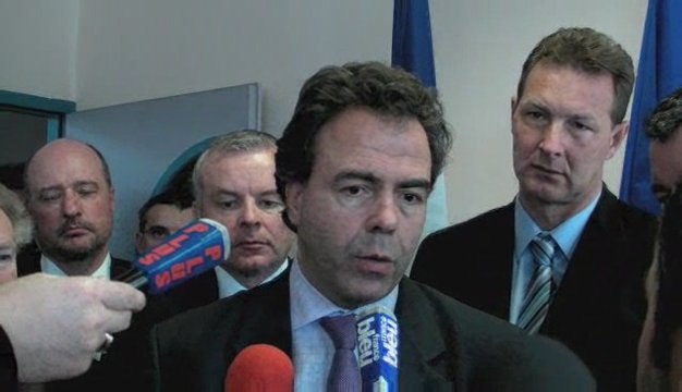 Luc Chatel visite le centre CTDEC en Haute-Savoie