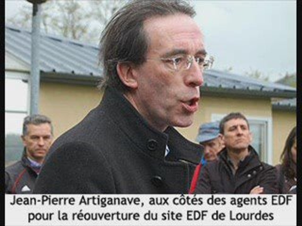 EDF Lourdes : interventions d'André Pujo et J-P Artiganave