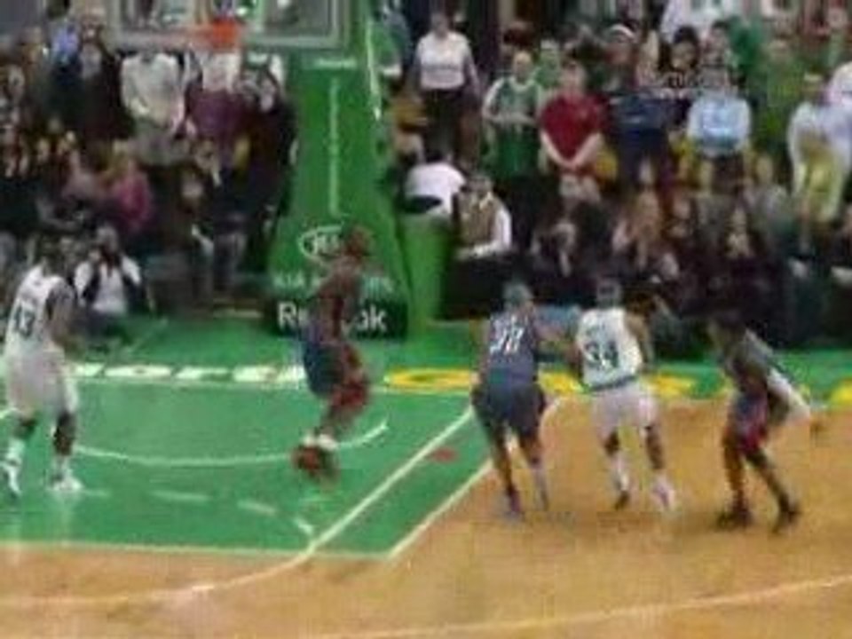 Ray Allen Rings Up the Game Winning Three